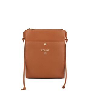 Celine Women Sharp Leather Pouch